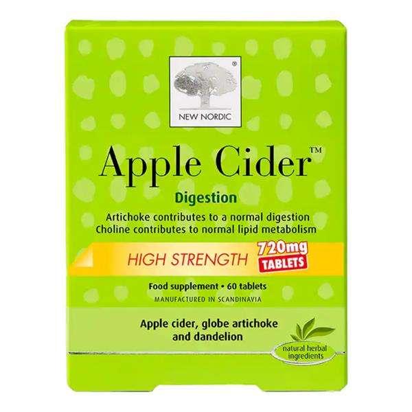 New Nordic Apple Cider 720mg High Strength Tablets - Supports Digestion