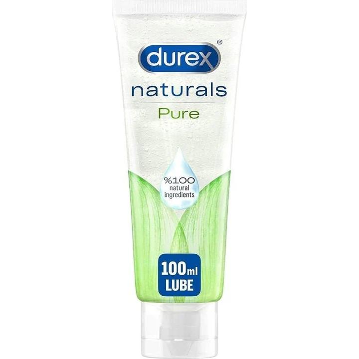 Durex Naturals Pure Pleasure Gel 100ml Lube - Natural, Aloe Vera, Extra Sensitive