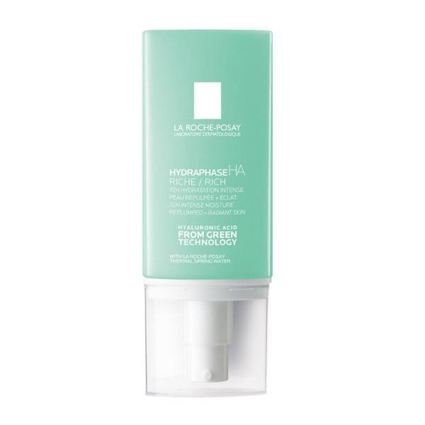 La Roche-Posay Hydraphase HA Rich Face Moisturizer 50ml - 72H Hydration, Intense Moisture, Replumped + Radiant Skin
