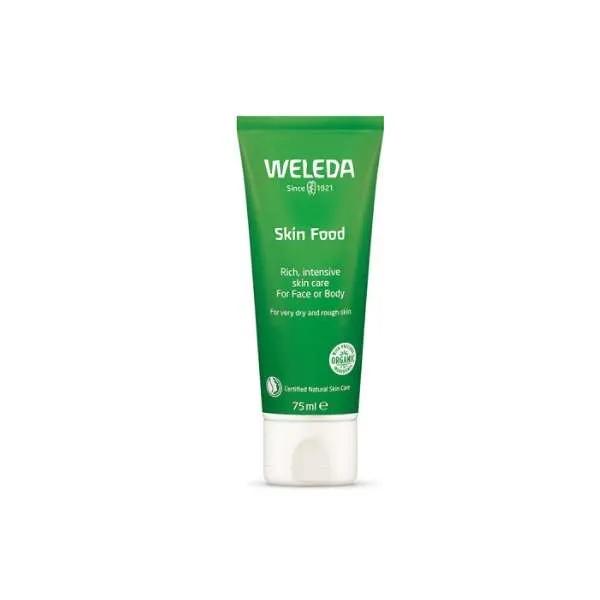 Weleda Skin Food 75ml for Face or Body, Rich, intensive skin care, for very dry and rough skin. Image Features: Organic, Certified Natural Skin Care