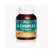 Sona B Complex Time Release 30 Tablets - Boosts Energy & Mental Performance