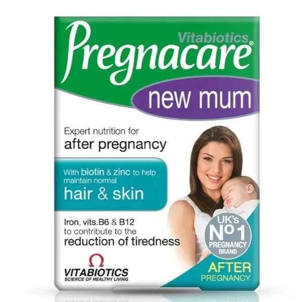 Vitabiotics Pregnacare New Mum Postnatal Supplement - Supports Hair & Skin, After Pregnancy, UK's No.1 Pregnancy Brand