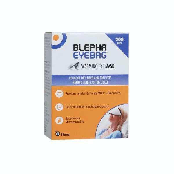 Blepha EyeBag Warming Eye Mask for Rapid & Long-lasting relief of Dry, Tired & Sore Eyes, Easy-to-use, Microwaveable