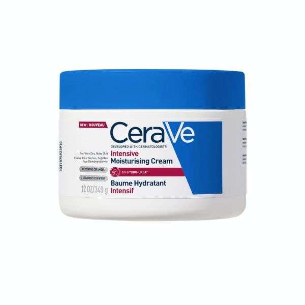 CeraVe Intensive Moisturising Cream 340g for Dry to Very Dry Skin with 3 Essential Ceramides and 5% Hydro-Urea for 72-hour Hydration