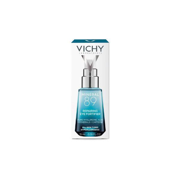 Vichy Mineral 89 Eyes Eye Gel 15ml - Hydrates, Brightens, Reduces Dark Circles & Fine Lines