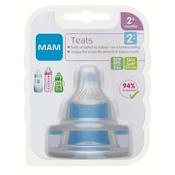 MAM Teats 2 Pack 2+ Months - Glen Pharmacy image