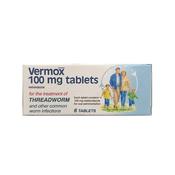 Vermox 100mg Tablets 6 Pack - Glen Pharmacy