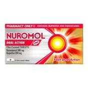 Nuromol Dual Action Pain Relief Tablets 200/500mg - 24 tablets