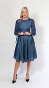 Blue Silk Dress image
