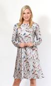 Silver Silk Design Dress image