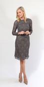 Grey Empire Line Shift Dress image