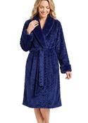 MARLON SHAWL COLLAR NAVY ROBE image