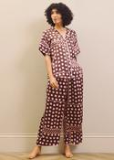 THEIR NIBS SATIN OVERSIZED PJ SET POLKA image