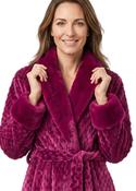 MARLON SHAWL COLLAR BURGUNDY ROBE image