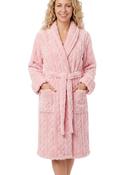 INDIGO SKY FLEECE PINK ROBE image