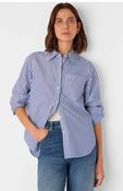 Whistles Relaxed Fit Stripe Shirt