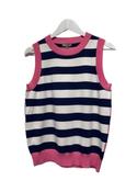 Stripe Mix Knit Vest