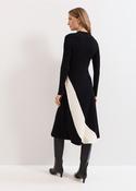 Phase Eight Julie Fit And Flare Colourblock Knit Dress