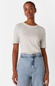 Whistles Rosa Double Trim Stripe TShirt  Multicolour