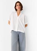 Whistles White Sasha Relaxed Shirt