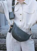 lauren khaki sling bag