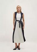 Hobbs Hattie Pleated Colourblock Dress image