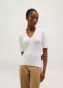 Hobbs Scarlett Knitted Top Ivory Camel image