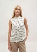 Hobbs Natasha Blouse Brown Ivory image