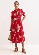 Phase Eight Delphine Red Floral Dress image