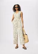 Whistles Ivory Dashed Spot Jumpsuit