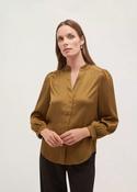 Hobbs Aubrey Textured Blouse Khaki image