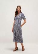 Hobbs Sidonie Dress-Blue Cream image