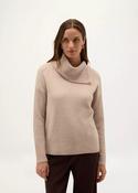Hobbs Irene Shawl Neck Jumper With Wool Oatmeal Marl