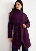 Phase Eight Jennifer Belted Wool Coat Purple image