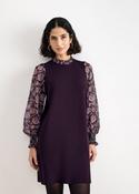 Phase Eight Giselle Woven Printed Sleeve Knit Dress