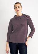 Phase Eight Remy Stripe Textured Top