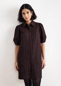 PHASE EIGHT Yasmine Short Dress Brown