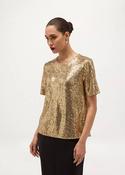 Hobbs Lilibet Sequin Top Gold