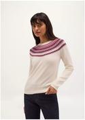 Hobbs  Greta Fairisle Jumper Ivory