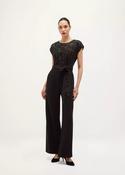 Hobbs Lilah Sequin Jumpsuit Black image