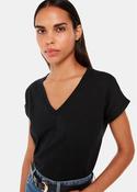 Whistles Willa v-neck Cap Sleeve Tee