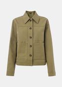 Whistles Khaki Mia Pocket Detail Jacket