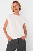 Whistles Double Trim Cap Sleeve Tee