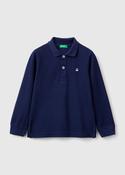 Benetton Long Sleeve Organic Polo