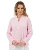 MARLON ZIP WAFFLE BED JACKET image