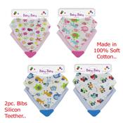 BabyBow 2pc Bandana Bibs image