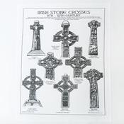 Tea Towel - Irish Stone Crosses image