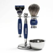 Premium Shave Set &amp;amp; Stand (Blue) image