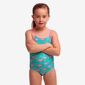 Funkita Toddler Girls Printed One Piece Go Flamingo!