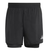 Adidas Run Essential 2in1 Short Mens image